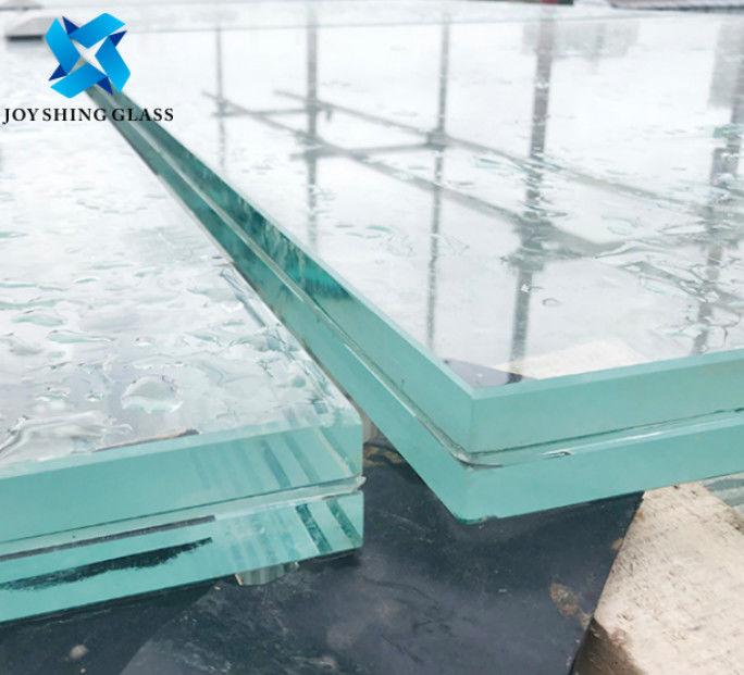 กระจกลามิเนตนิรภัย PVB แบบกำหนดเองสำหรับแผงหลังคา AS / NZS CE SGS Standard