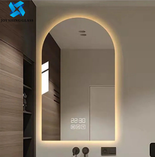 โต๊ะเครื่องแป้งกระจกติดผนังสำหรับตกแต่งห้องน้ำ, กระจก LED