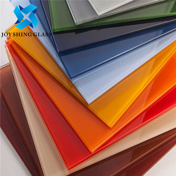 แผ่นกระจกนิรภัยสี 3mm-12mm กระจกพิมพ์ซิลค์สกรีน