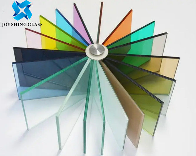 แผ่นกระจกนิรภัยสี 3mm-12mm กระจกพิมพ์ซิลค์สกรีน