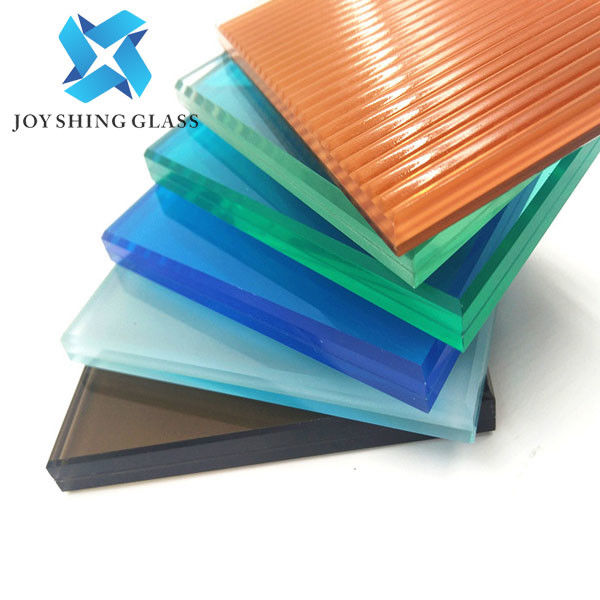 10.38mm ฟอร์ด สีน้ําเงิน กระจก laminated สําหรับส่วนแยก