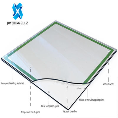 หน้าต่างกระจกฉนวนสูญญากาศแบน / โค้งนิรภัย LOW E Glass รับประกัน 25 ปี