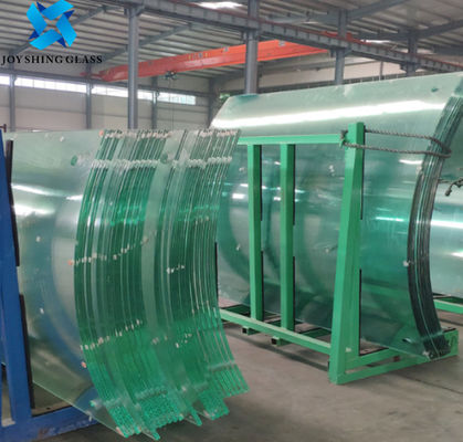 JOYSHING Bent Safety Toughened Glass กระจกนิรภัยแบบโค้งสำหรับลูกกรง