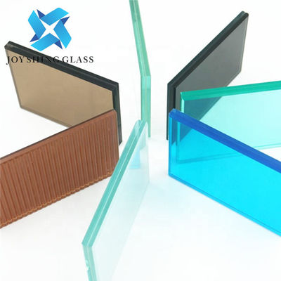 10.38mm ฟอร์ด สีน้ําเงิน กระจก laminated สําหรับส่วนแยก