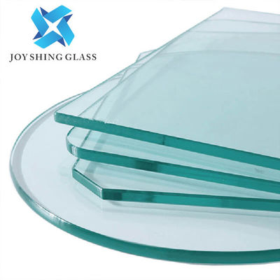 Custom 6mm Low Iron Ultra Clear Safety กระจกกระจกแข็ง โต๊ะบน
