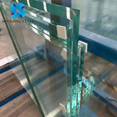 12mm Ultra Clear Frameless Tempered Glass Railing สําหรับบันได