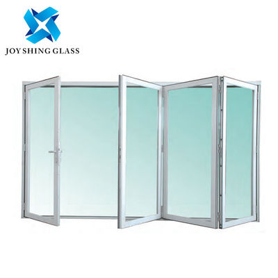 ประตูยูพีซีซี Bi-Folded With Double Glazed Folding UPVC ประตูยูพีซีซี
