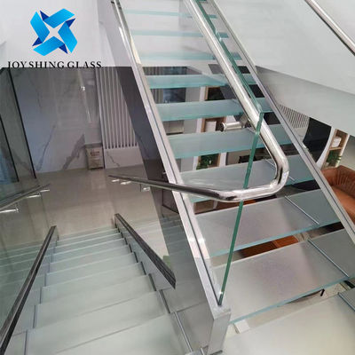 12.38mm Safety Laminated Glass สําหรับรั้วรั้วบันไดภายใน